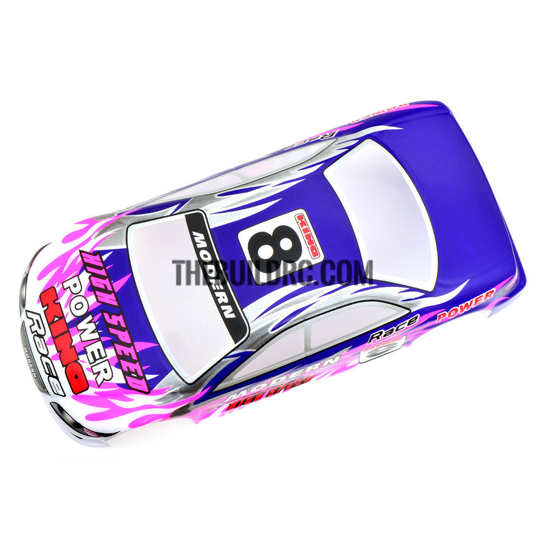 1/18 Lexus Analog Painted RC Car Body with Rear Spoiler (Purple/Blue)