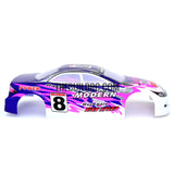 1/18 Lexus Analog Painted RC Car Body with Rear Spoiler (Purple/Blue)