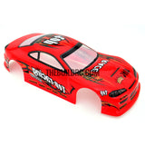1/18 Mitsubishi Analog Painted RC Car Body With Rear Spoiler (Red)