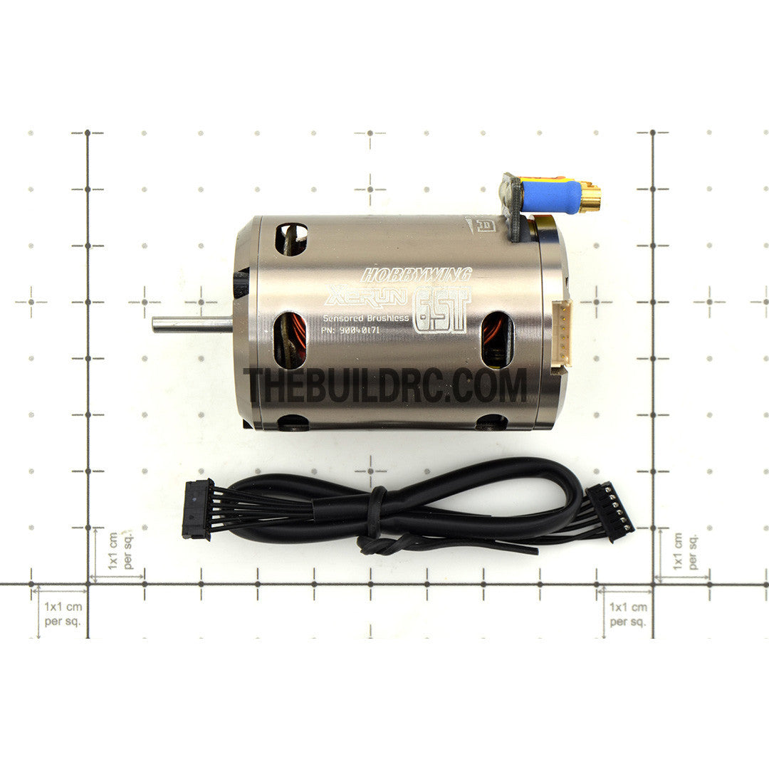 HobbyWing XERUN 6.5T 3650 5200KV Sensored Brushless Motor for 1/10 RC Competition Racing Car - Silver