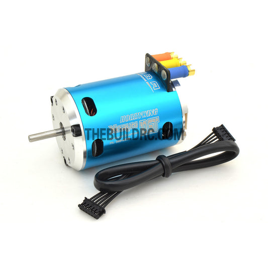 HobbyWing XERUN 10.5T 3650 3300KV Sensored Brushless Motor for 1/10 RC Competition Racing Car - Blue