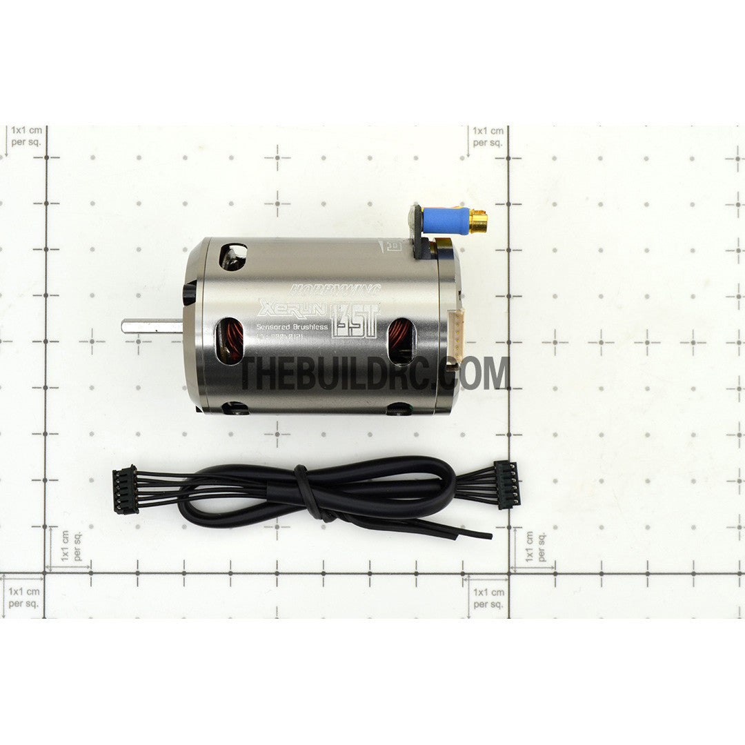 HobbyWing XERUN 13.5T 3650 2500KV Sensored Brushless Motor for 1/10 RC Competition Racing Car - Silver