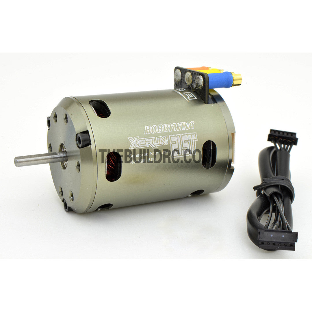 HobbyWing XERUN 21.5T 3650 1600KV Sensored Brushless Motor for 1/10 RC Competition Racing Car - Silver