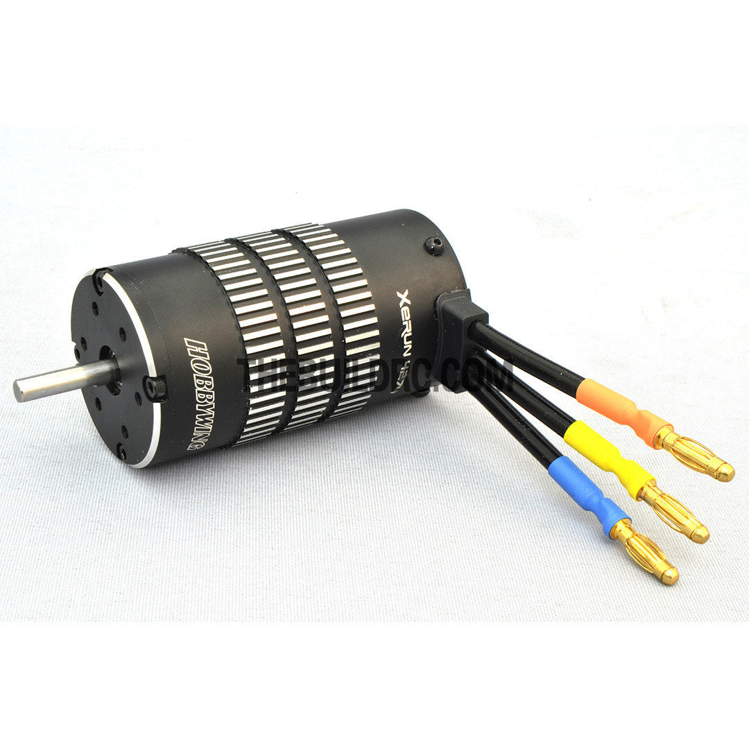 HobbyWing XERUN 4274 2000kv Sensorless Brushless Motor for 1/8 RC Monster Truck - Black