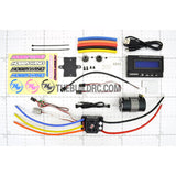 HobbyWing XERUN COMBO-SCT-PRO-C 3656 4000kv Sensored Brushless Motor 120A ESC Power System for 1/10 RC Short Course Truck SCT-PRO - Black