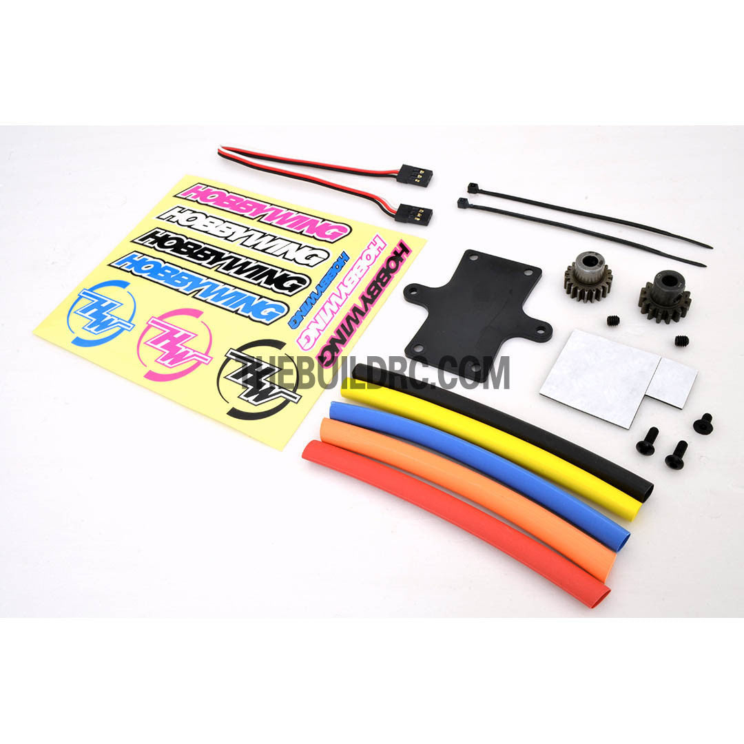 HobbyWing XERUN COMBO-SCT-PRO-C3 3656 3400kv Sensored Brushless Motor 120A ESC Power System for 1/10 RC Short Course Truck SCT-PRO - Black