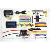 HobbyWing XERUN COMBO-SCT-PRO-D 4068 2250kv Sensored Brushless Motor 120A ESC Power System for 1/8 RC Short Course Truck SCT-PRO - Black