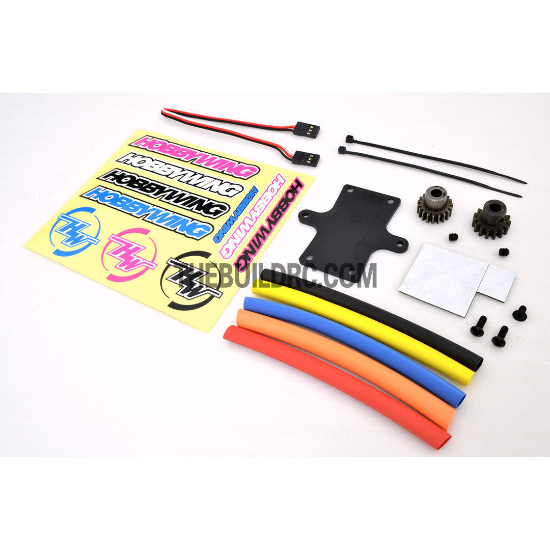 HobbyWing XERUN COMBO-SCT-PRO-D 4068 2250kv Sensored Brushless Motor 120A ESC Power System for 1/8 RC Short Course Truck SCT-PRO - Blue