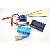 HobbyWing XERUN COMBO-M6B 4274 1800kv Sensored Brushless Motor 150A ESC Power System for 1/8 RC Off-Road Buggy / Truggy - Blue