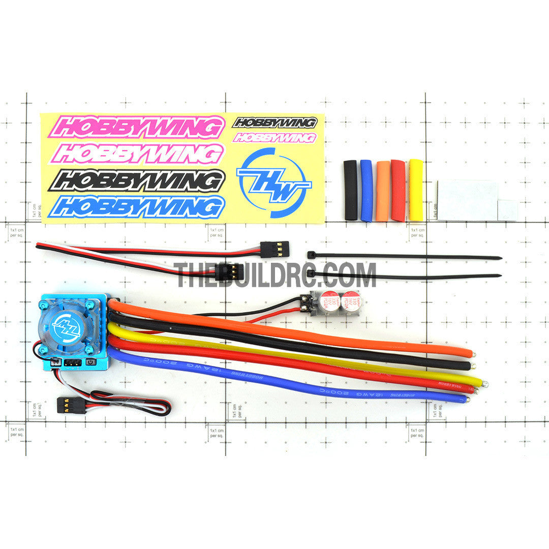 HobbyWing XERUN 120A V3.1 Sensored Brushless Motor Programmable ESC - Blue