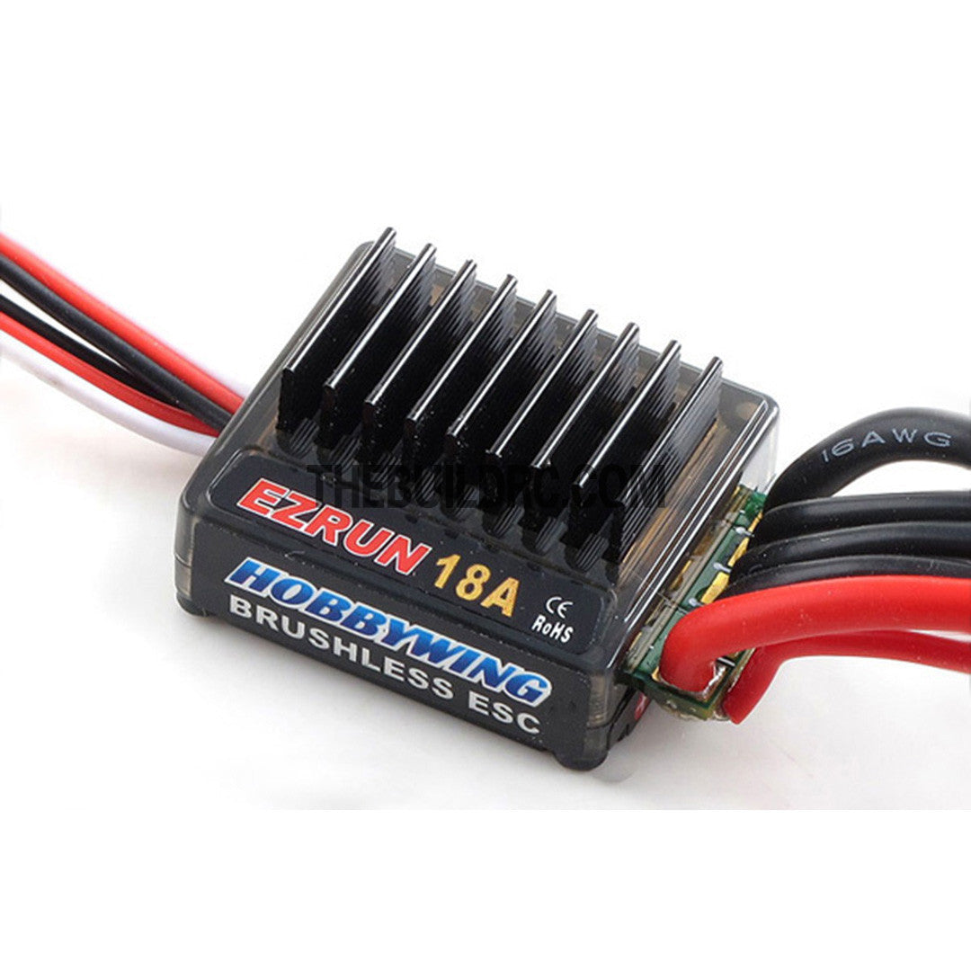 HobbyWing EZRUN 18A Brushless Motor Programmable ESC for 1/18 RC Car