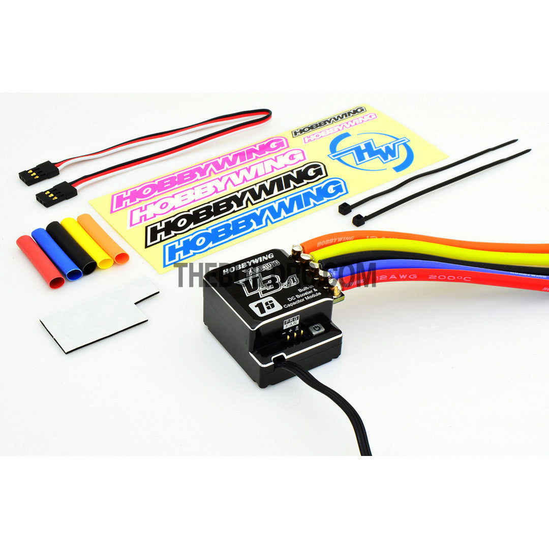 HobbyWing XERUN 120A V3.1 Brushless Motor USB Programmable ESC for 1/10 RC Car - Black