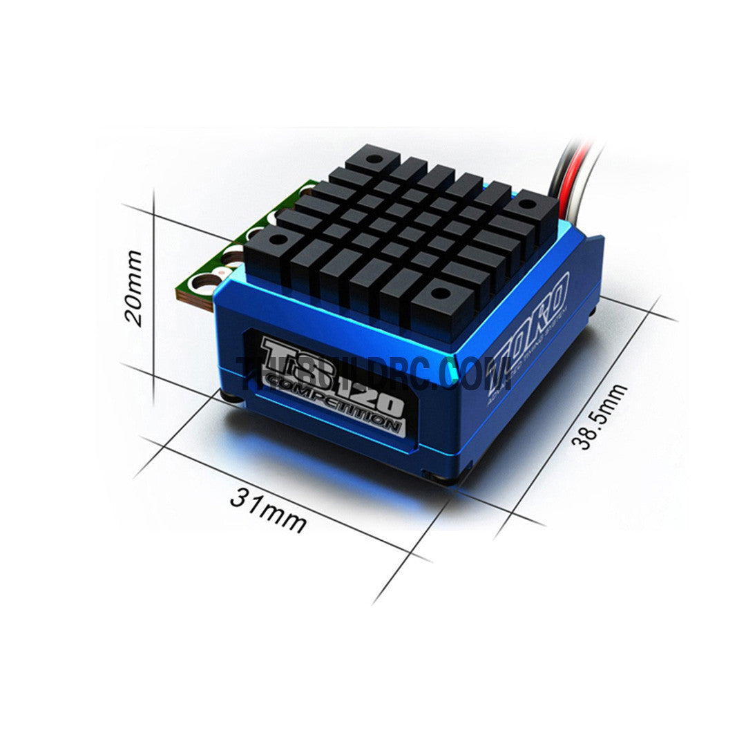 SkyRC TORO TS 120A Brushless Sensored Motor Blue Tooth Programmable ESC For 1/10 RC Car