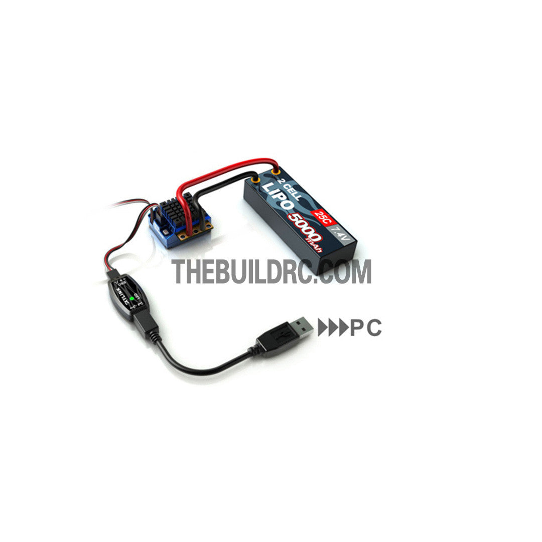 SkyRC TORO TS 120A Brushless Sensored Motor Blue Tooth Programmable ESC For 1/10 RC Car