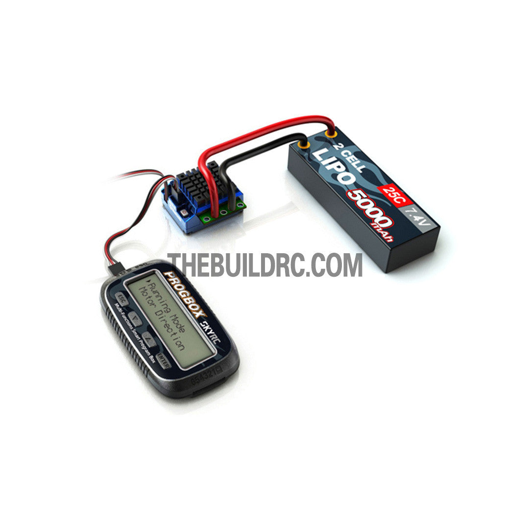 SkyRC TORO TS 120A Brushless Sensored Motor Blue Tooth Programmable ESC For 1/10 RC Car