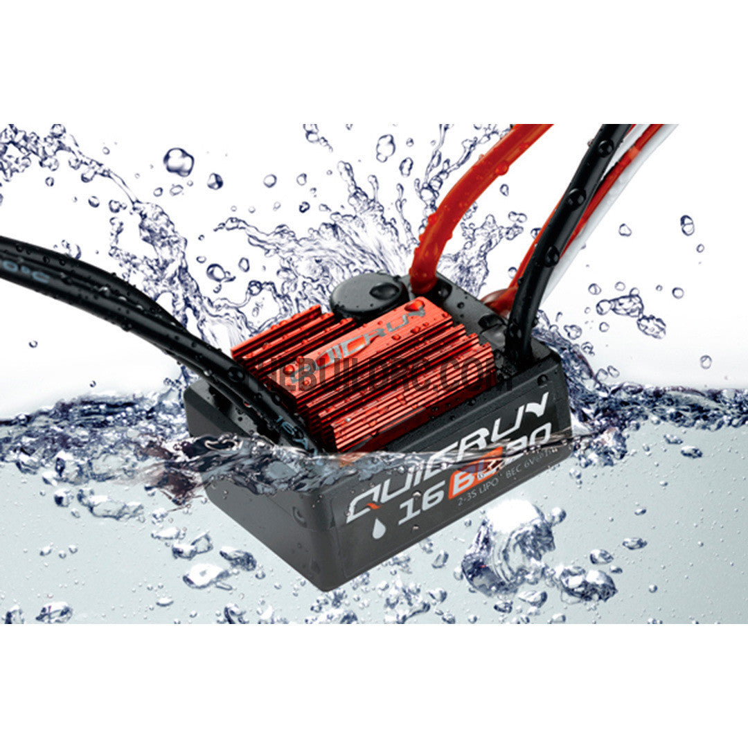 Hobbywing QuicRun-WP-16BL30 30-180A 6V/1A BEC Brushless Motor ESC for 1/18 1/16 RC Car / Buggy