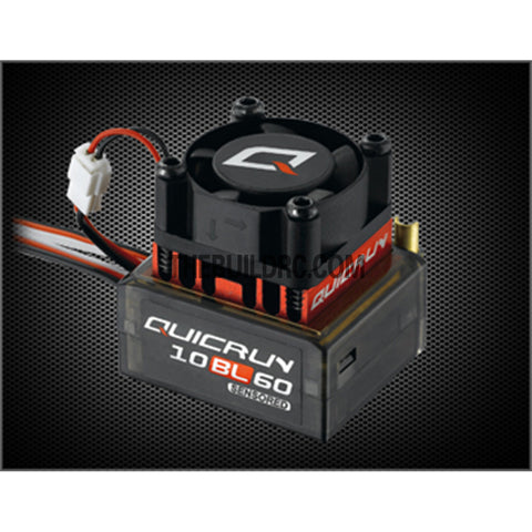 Hobbywing QuicRun-10BL60-SENSORED 60-380A 6V/2A BEC Brushless Motor ESC for 1/10 1/12 RC Car / Buggy