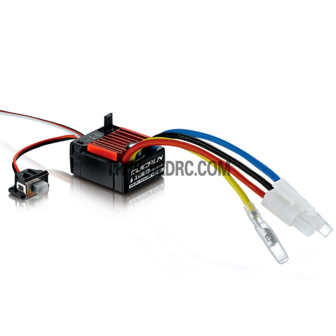 Hobbywing QuicRun 1060 60-360A 5V/2A BEC Brushed Motor ESC for 1/10 RC Car / Buggy