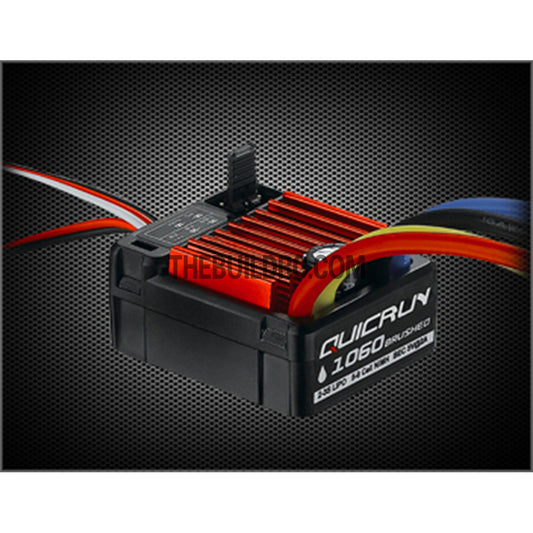 Hobbywing QuicRun 1060 60-360A 5V/2A BEC Brushed Motor ESC for 1/10 RC Car / Buggy