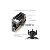 SkyRC TORO TS120A Upgrade Version Brushless Sensored Motor Programmable ESC with Aluminum Case For 1/10 RC Car Black