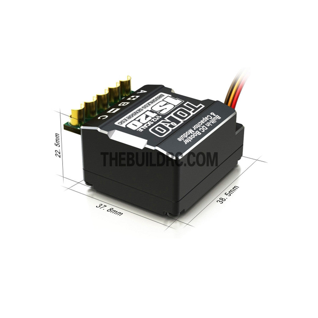 SkyRC TORO 1S120A Brushless Sensored Motor Programmable ESC For 1/12 RC Buggy and Touring Car