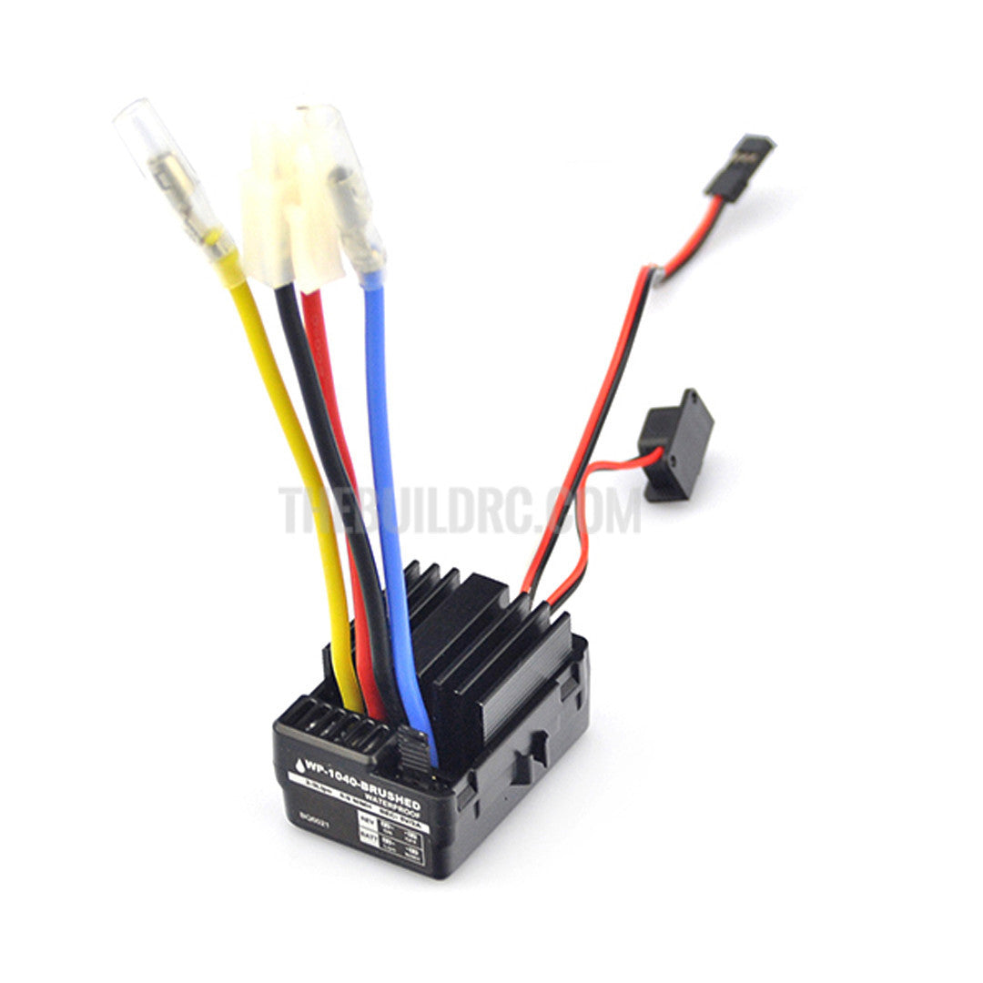 HobbyWing EZRUN 180A 2A/5V Waterproof 1040 Brushed Motor Programmable ESC for 1/10 RC Crawler & Boat