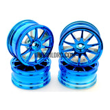 1/10 RC Car Metallic Plate 10 Talons HPI Wheel Set(Blue)