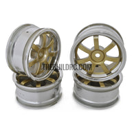 1/10 RC Car 7 Spoke Wheel Metallic 26mm - Gold