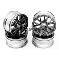 1/10 RC Car 14 Spoke Wheel Sports 26mm (4pcs) - Grey