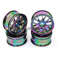 1/10 RC Car 14 Spoke Wheel Sports 26mm (4pcs) - Iridisent