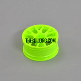 1/10 RC Car 10 Spoke Sporty Wheel 4pcs - Green