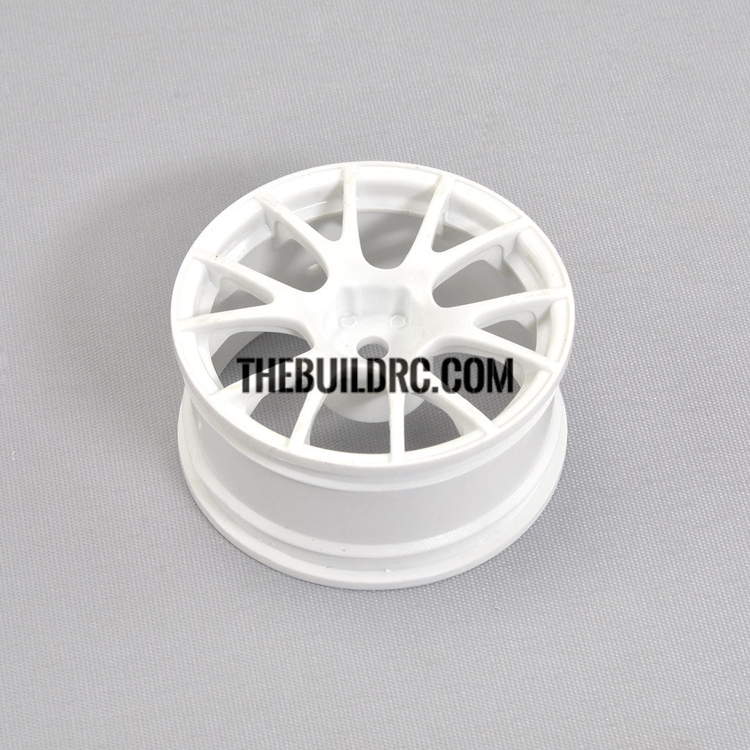 1/10 RC Car 10 Spoke Sporty Wheel 4pcs - White
