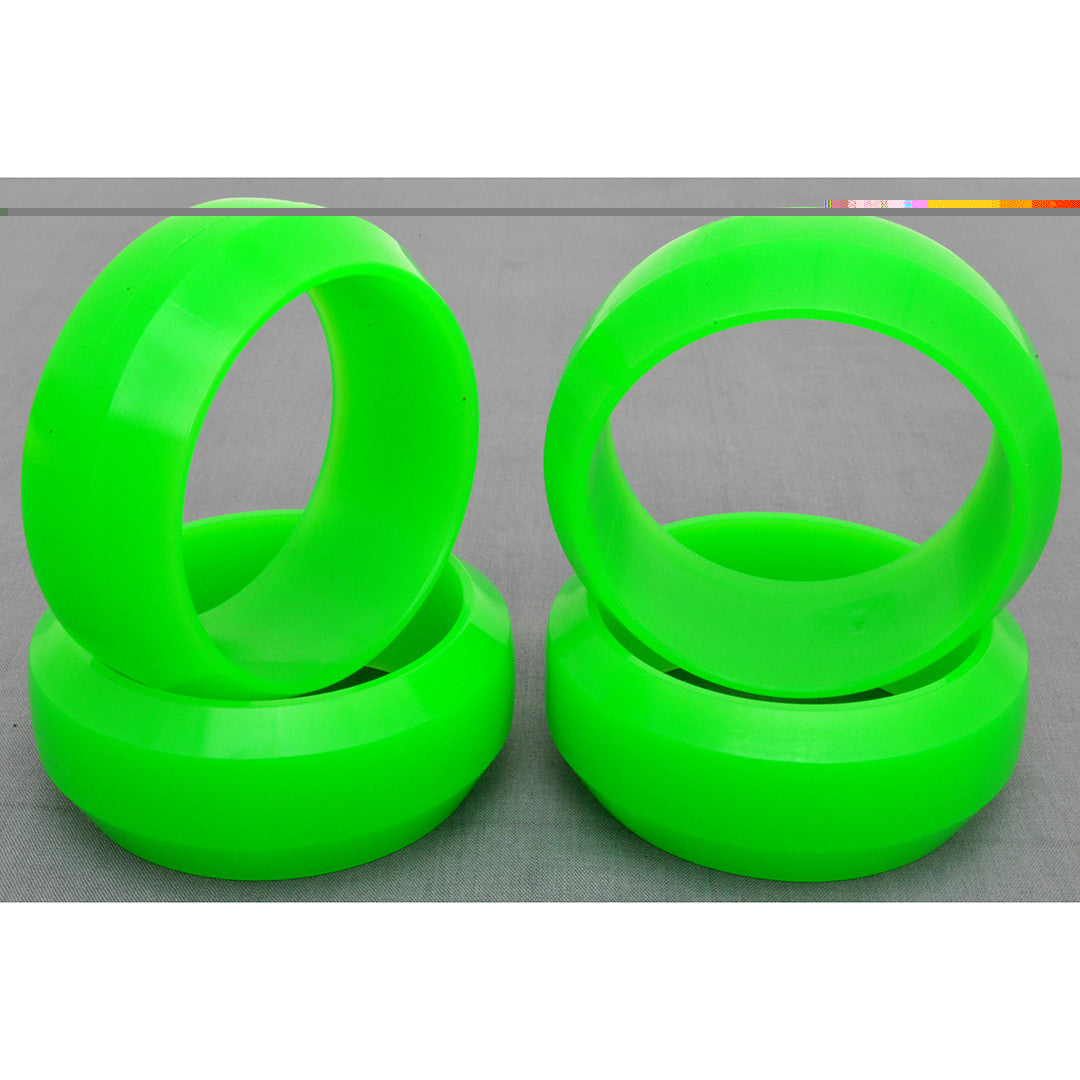 1/10 RC Car Rubber Diamond Cut 0 Degree DRIFT Tires (4pcs) - Green