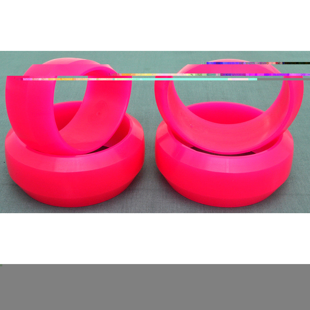 1/10 RC Car Rubber Diamond Cut 0 Degree DRIFT Tires (4pcs) - Pink