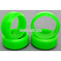 1/10 RC Car Rubber Diamond Cut 3 Degree DRIFT Tires (4pcs) - Green