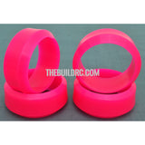 1/10 RC Car Rubber Diamond Cut 3 Degree DRIFT Tires (4pcs) - Pink