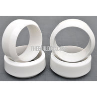 1/10 RC Car Rubber Diamond Cut 3 Degree DRIFT Tires (4pcs) - White