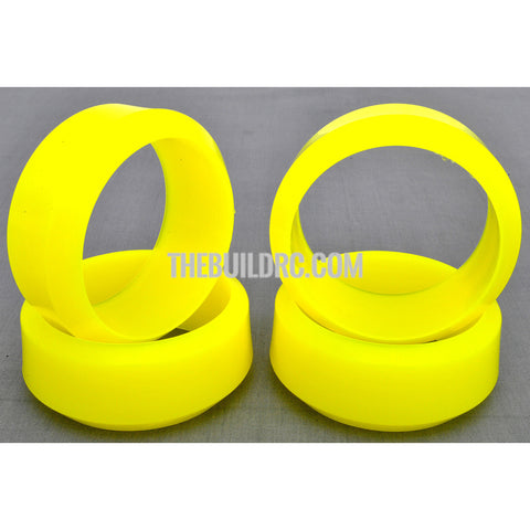 1/10 RC Car Rubber Diamond Cut 3 Degree DRIFT Tires (4pcs) - Yellow