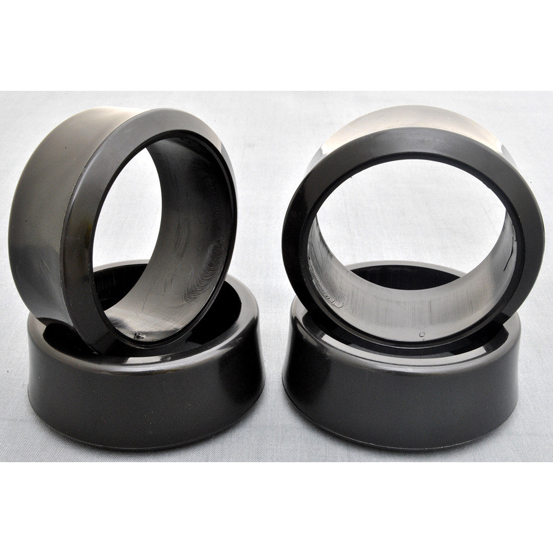 1/10 RC Car Rubber Diamond Cut 5 Degree DRIFT Tires (4pcs) - Black
