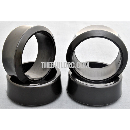 1/10 RC Car Rubber Diamond Cut 5 Degree DRIFT Tires (4pcs) - Black