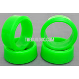 1/10 RC Car Rubber Diamond Cut 5 Degree DRIFT Tires (4pcs) - Green