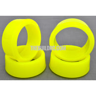 1/10 RC Car Rubber Diamond Cut 5 Degree DRIFT Tires (4pcs) - Yellow