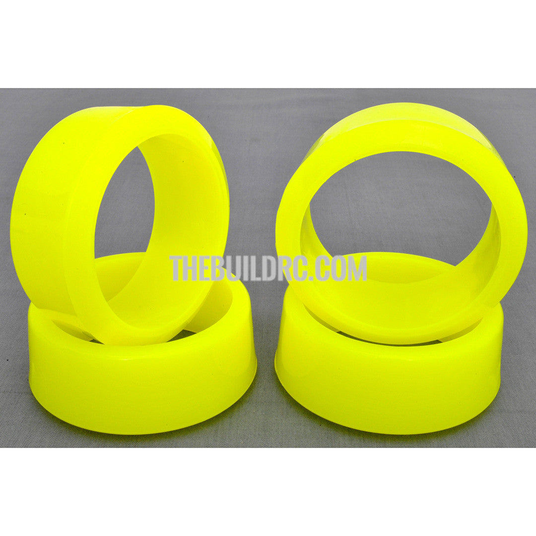 1/10 RC Car Rubber Diamond Cut 5 Degree DRIFT Tires (4pcs) - Yellow