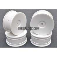 1/10 RC Racing Car Aero-Dish Wheel 26mm (4pcs) - White
