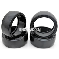 1/10 RC Car Hard Plastic DRIFT Tires with insert Wheel (4pcs) - Black