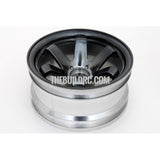 1/10 RC Car 6 Spoke 9mm Offset 26mm Drift Wheel Rim Set - Black