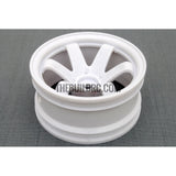 1/10 RC Car 6 Spoke 9mm Offset 26mm Drift Wheel Rim Set - White