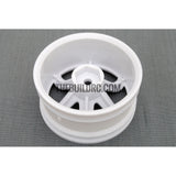 1/10 RC Car 6 Spoke 9mm Offset 26mm Drift Wheel Rim Set - White