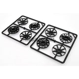 1/10 RC Car Wheel Spoke Set (Black)