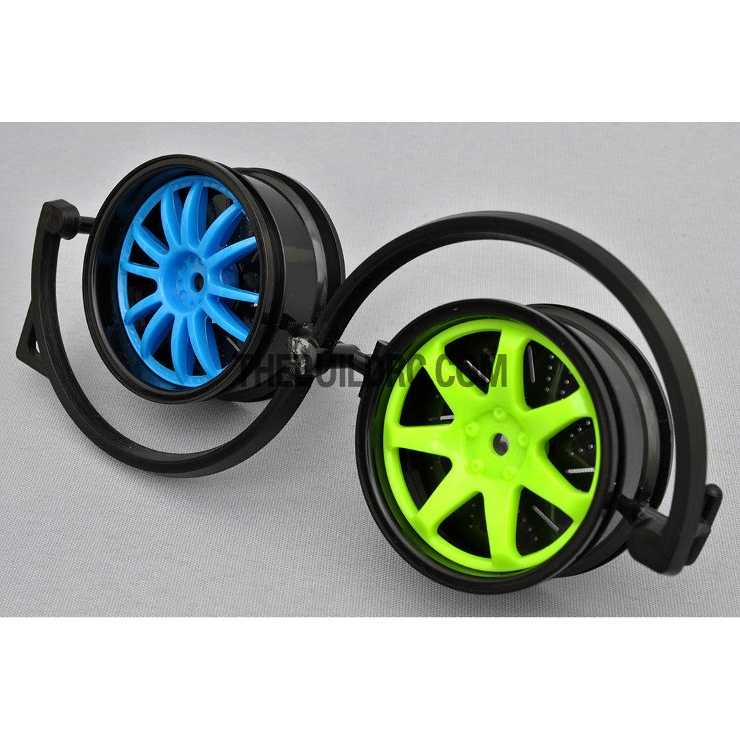 1/10 RC Car Wheel Spoke Set (Black)